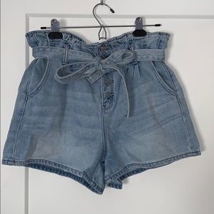 American Eagle tie shorts, worn once.